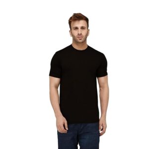 black t shirt for men